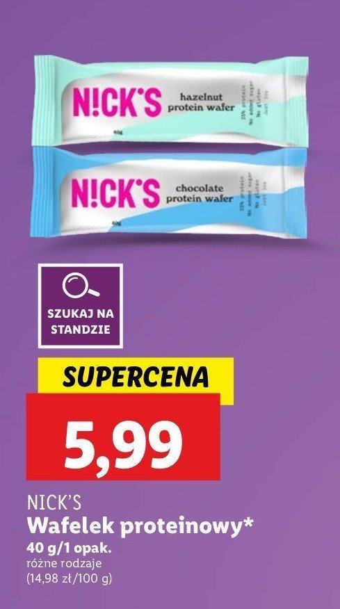 Wafelek hazelnut N!ck's promocja