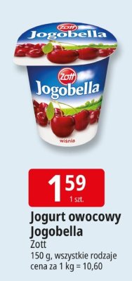 Jogurt owocowy Jogobella promocja w Leclerc