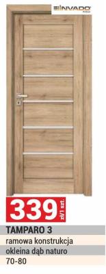 Drzwi TAMPARO 3 ramowa konstrukcja promocja w Merkury Market