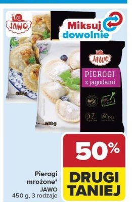 Pierogi mrożone JAWO miksuj dowolnie promocja w Carrefour