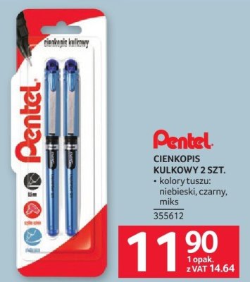 Cienkopis kulkowy Pentel 2 szt. promocja w Selgros