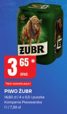 Piwo Żubr promocja w Chorten