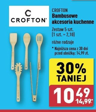 Zestaw bambusowych akcesoriów Crofton promocja