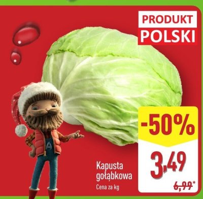 Kapusta gołąbkowa promocja w Aldi