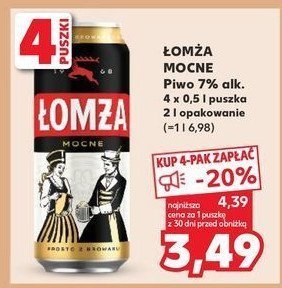 Piwo Łomża mocne promocja