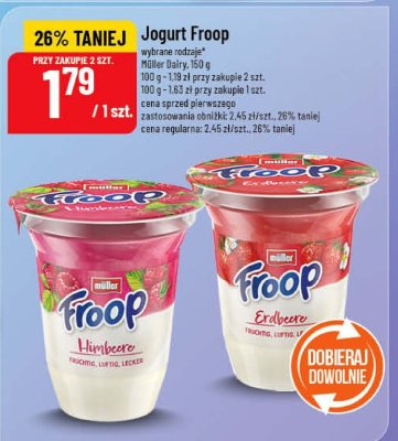 Jogurt Froop Müller promocja w POLOmarket