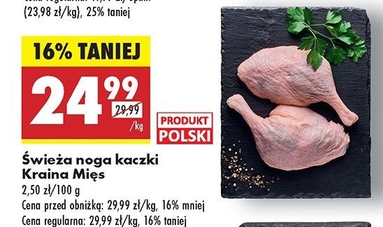 Noga z kaczki Kraina mięs promocja