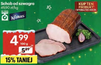 Schab od szwagra promocja w Delikatesy Centrum