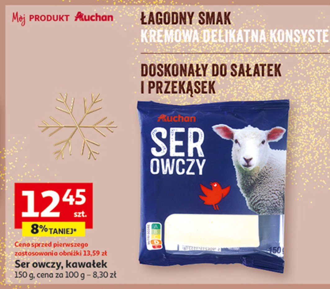 Ser owczy Auchan promocja