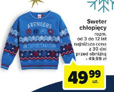 Sweter chłopięcy promocja w Carrefour