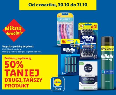 Maszynka do golenia Gillette Sensor3+ Comfort promocja w Lidl