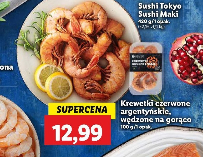 Krewetki argentyńskie wędzone promocja