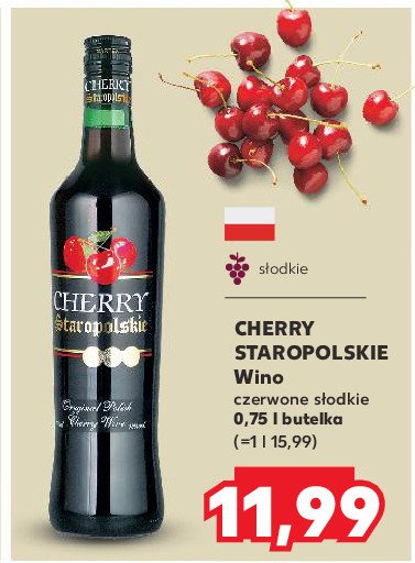 Wino Staropolskie cherry promocja