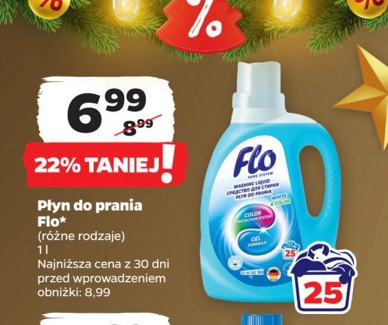 Płyn do prania color Flo promocja w Netto