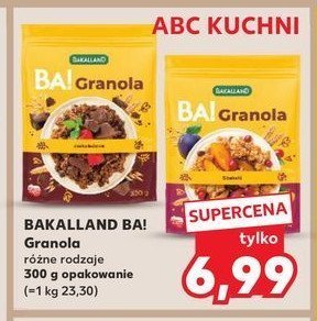 Granola czekoladowa Bakalland ba! promocja