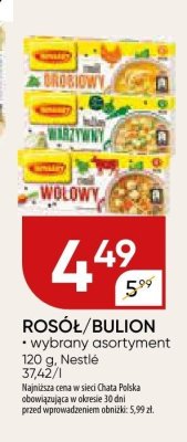 Rosół/bulion Nestle promocja w Chata Polska