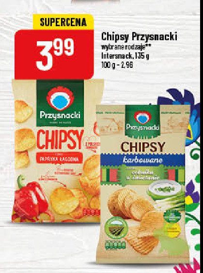 Chipsy o smaku zielonej cebulki Przysnacki promocja