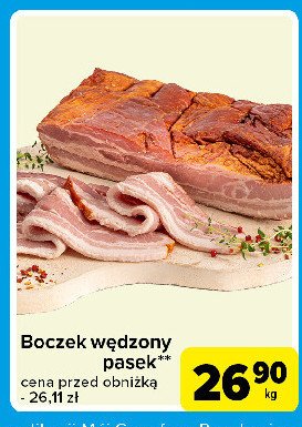 Boczek wędzony paski promocja