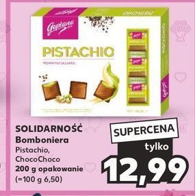 Czekoladki pistachio Goplana promocja