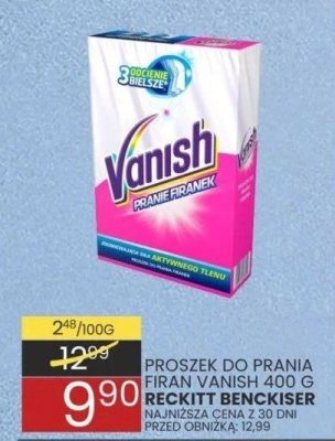 Proszek do prania Reni Vanish 400 g Reckitt Benckiser promocja w Wafelek