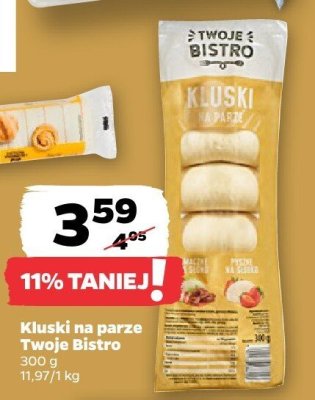 Kluski na parze 300 g promocja w Netto