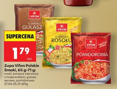 Zupa Polskie Smaki, 65 g-71 g: barszcz czerwony z majerankiem promocja w Biedronka