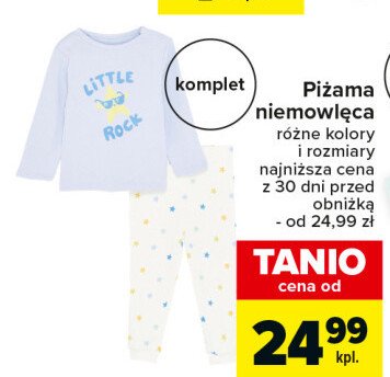 Piżama niemowlęca promocja