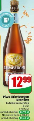 Piwo Grimbergen Blanche  promocja w Dino