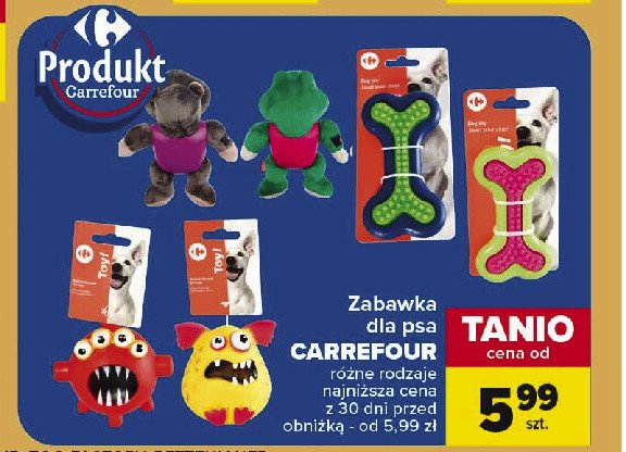 Zabawka dla psa Carrefour promocja