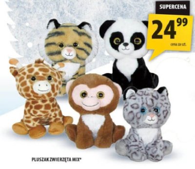 Pluszak zwierzęta mix promocja w Arhelan