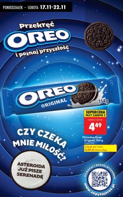 Ciastka Oreo Original, 154g promocja w Biedronka