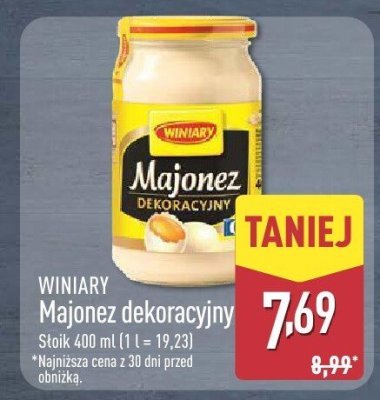 Majonez dekoracyjny promocja w Aldi