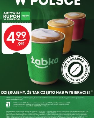 Kawa Żabka 100% Arabica promocja w Żabka