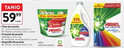 Proszek do prania ARIEL 3,465 kg 63 - 65 prania promocja w Intermarche
