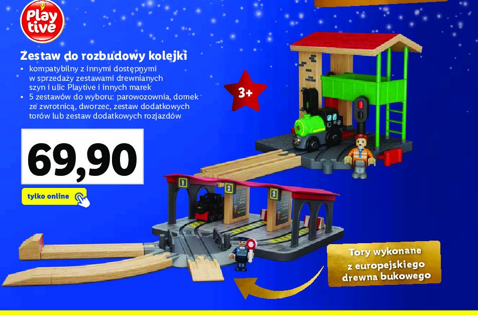 Zestaw rozjazd贸w do rozbudowy kolejki Playtive promocja
