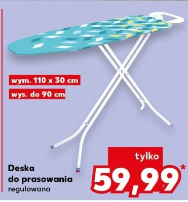 Deska do prasowania regulowana promocja w Kaufland