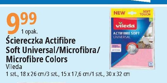 艢ciereczka mikrofibra col.ii Vileda promocja