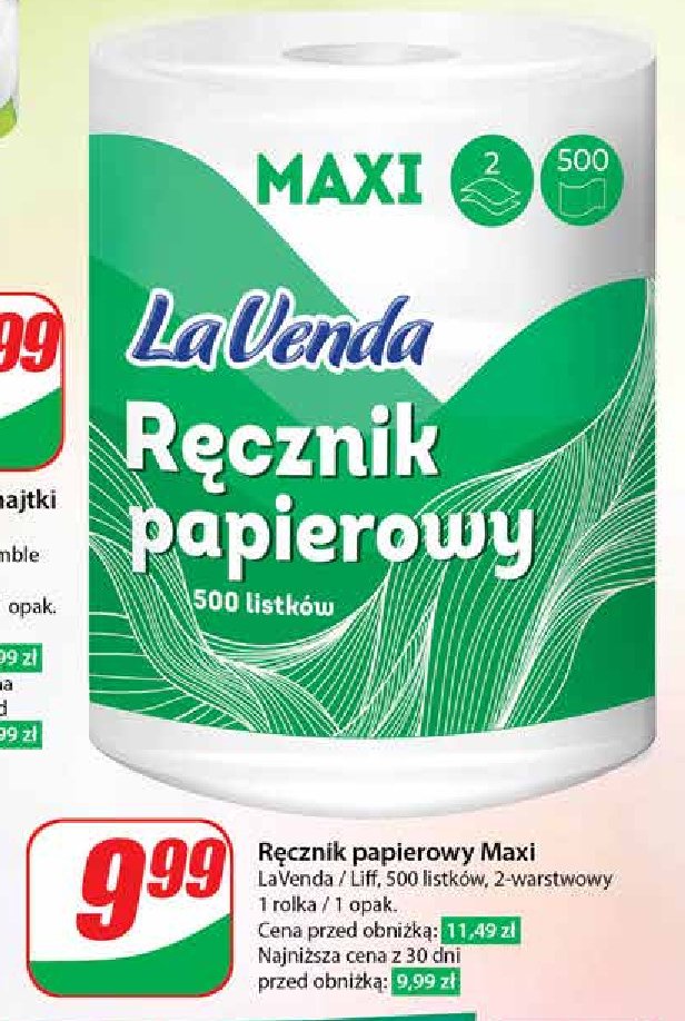 Ręcznik papierowy maxi Lavenda promocja w Dino