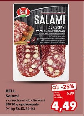 Salami orzechowe Bell promocja