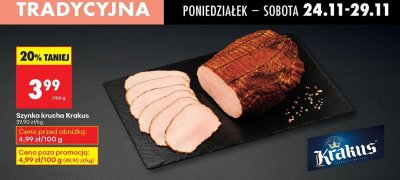 Szynka krucha  promocja w Biedronka
