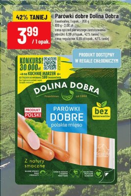 Parówki dobre Dolina Dobra GoodValley promocja w POLOmarket