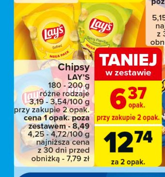 Chipsy spicy paprika Lay's Frito lay lay's promocja