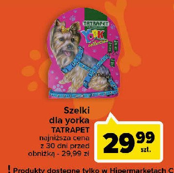 Szelki dla yorka Tatrapet promocja