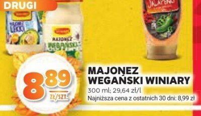 Majonez wegański Winiary promocja w Stokrotka