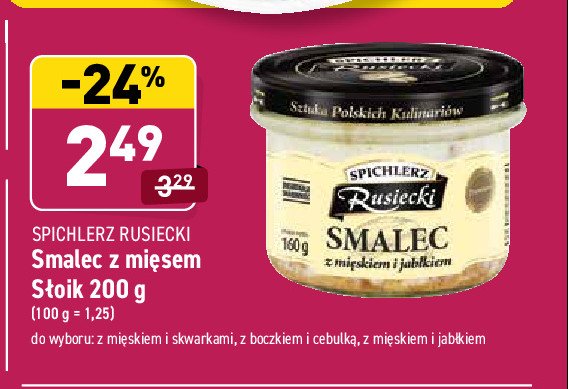 Smalec ze skwarkami Spichlerz rusiecki promocja