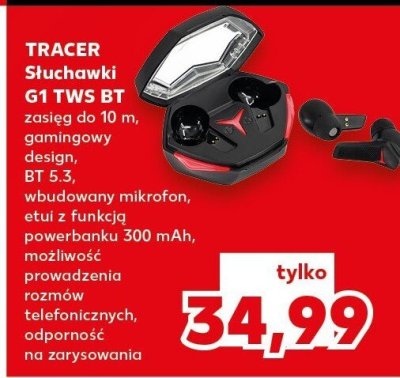 Słuchawki G1 TWS BT Tracer promocja w Kaufland