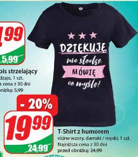 T-shirt damski z humorem promocja