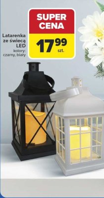 Latarenka ze świecą LED Carrefour promocja