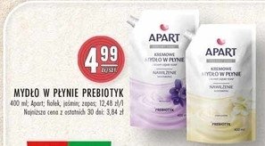 Myd艂o w p艂ynie figa i irys Apart natural promocja