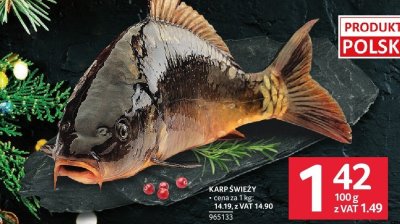 Karp świeży promocja w Selgros